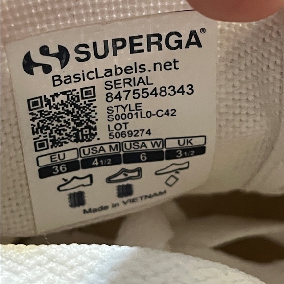 Superga 2790 Platform Sneaker in White Women's Size EU 36; US 6 - Picture 11 of 11